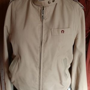 VINTAGE 1970s Etienne Aigner WoolLined MEN'S STYLING Ladies size 8 BomberJacket